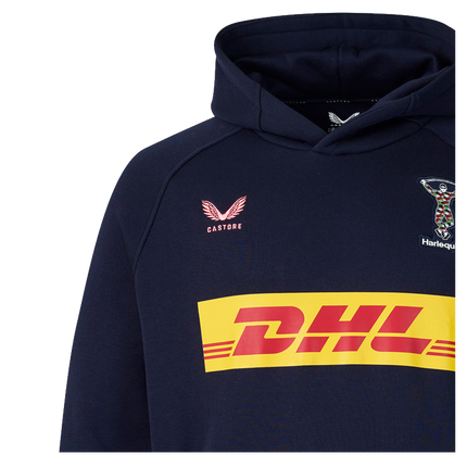 2026-2027 Harlequins Travel Hoodie (Navy)_3