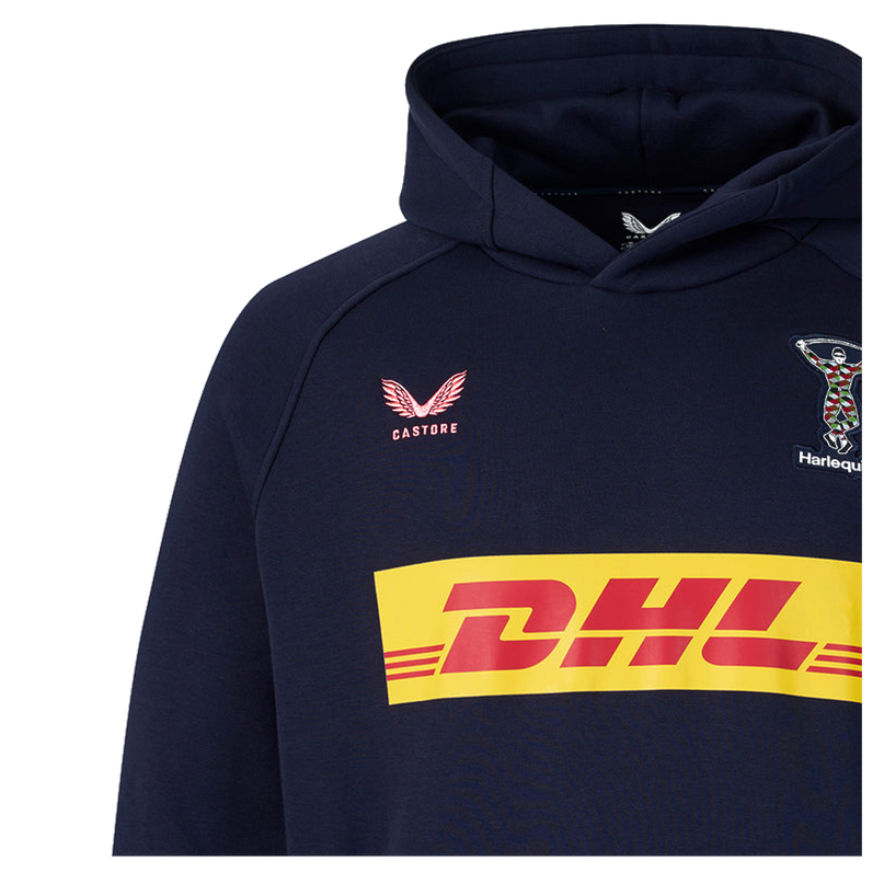 2026-2027 Harlequins Travel Hoodie (Navy)_3