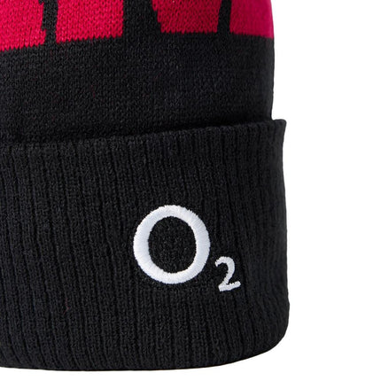 2026-2027 England Rugby Bobble Beanie (Black)_4