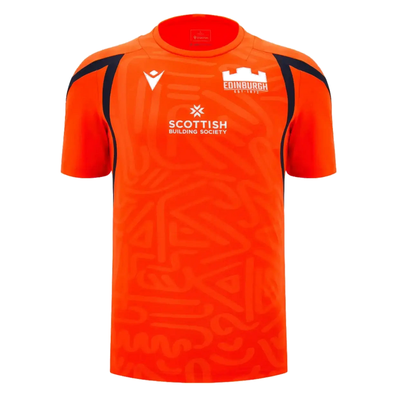 2026-2027 Edinburgh Rugby Poly Training Shirt (Orange)_0