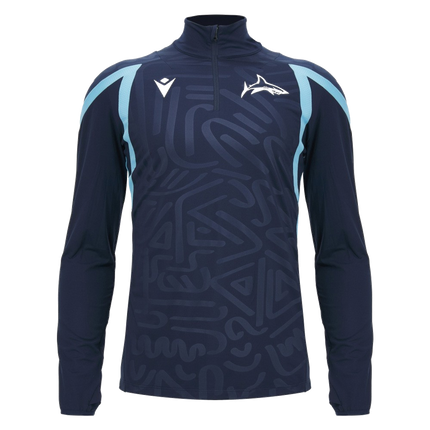 2026-2027 Sale Sharks Quarter Zip Training Top (Navy)_0