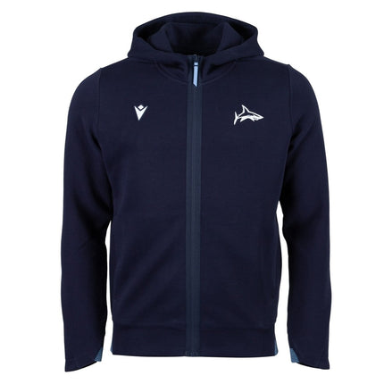 2026-2027 Sale Sharks Full Zip Travel Hoodie (Midnight)_0