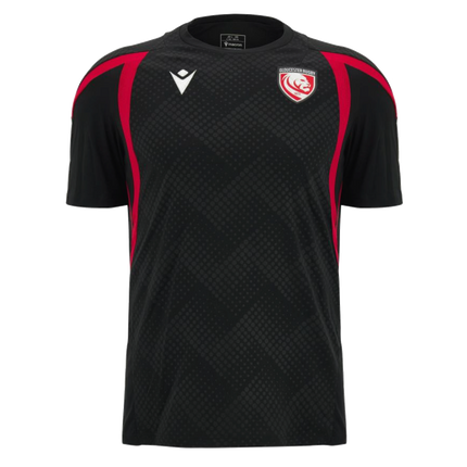 2026-2027 Gloucester Rugby Poly Training Shirt (Black)_0