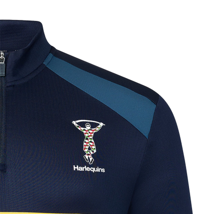 2026-2027 Harlequins Training Quarter Zip Top (Navy)_4