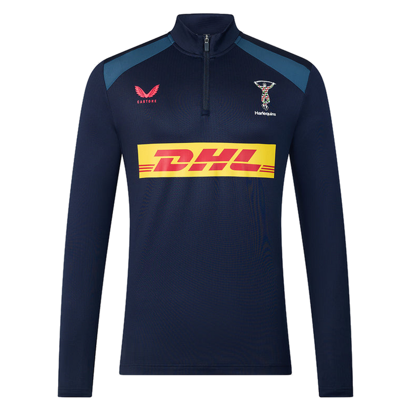 2026-2027 Harlequins Training Quarter Zip Top (Navy)_0