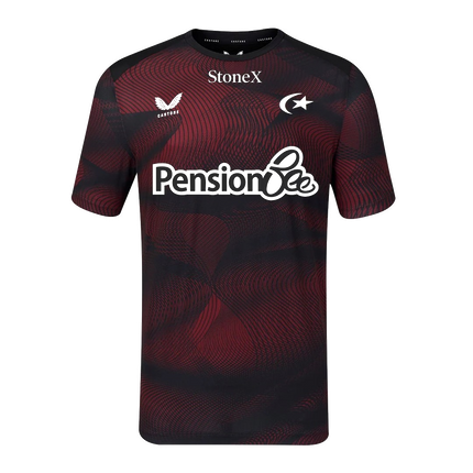 2026-2027 Saracens Rugby Pre-Match Shirt (Black)_0