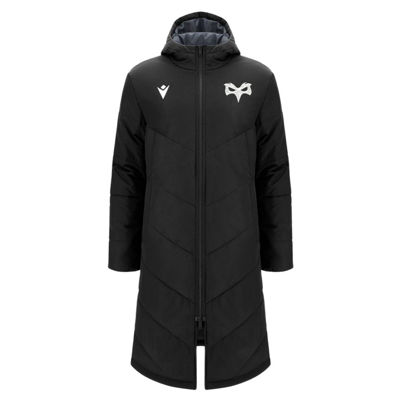 2026-2027 Ospreys Rugby Long Padded Jacket (Black)_0