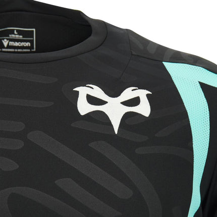 2026-2027 Ospreys Rugby Poly Training Shirt (Black) - Kids_4