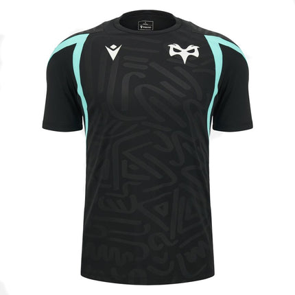 2026-2027 Ospreys Rugby Poly Training Shirt (Black) - Kids_0