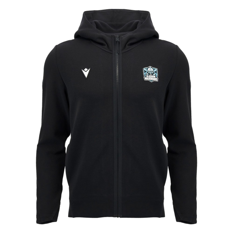 2026-2027 Glasgow Warriors Travel Full Zip Hoodie (Black)_0