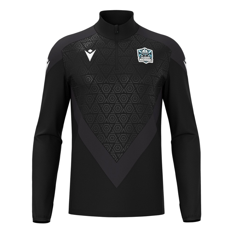 2026-2027 Glasgow Warriors 1/4 Zip Training Top (Black)_0