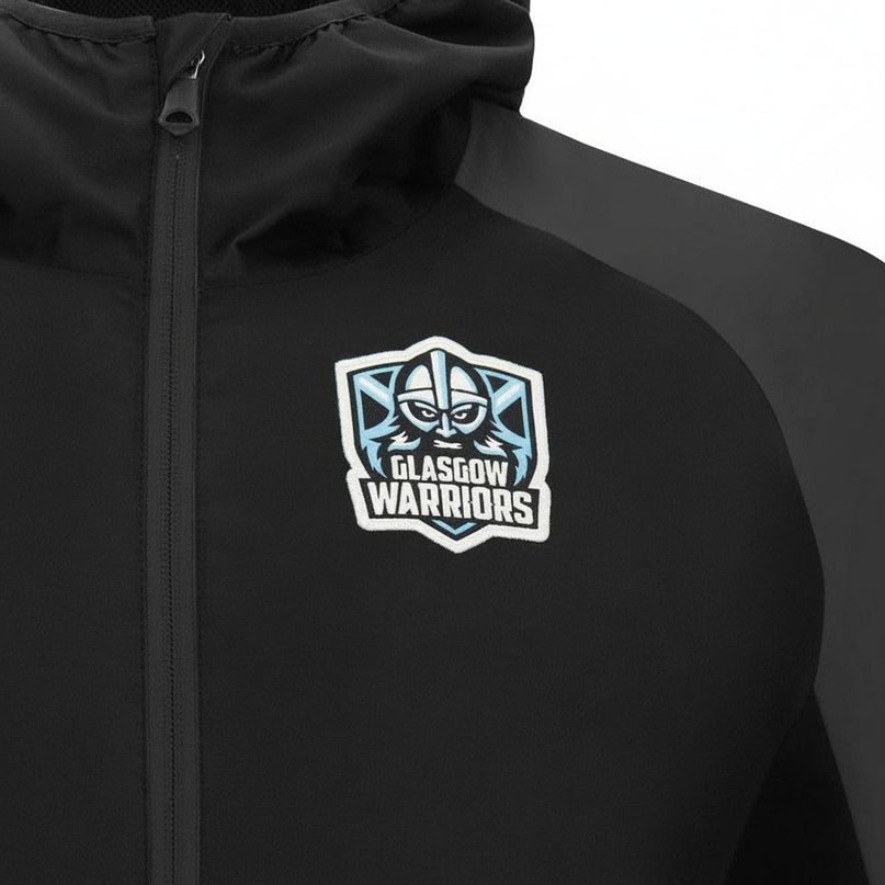 2026-2027 Glasgow Warriors Training Rain Jacket (Black)_3