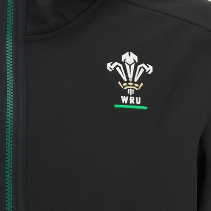2026-2027 Wales WRU Travel Softshell Jacket (Black) - Kids_3