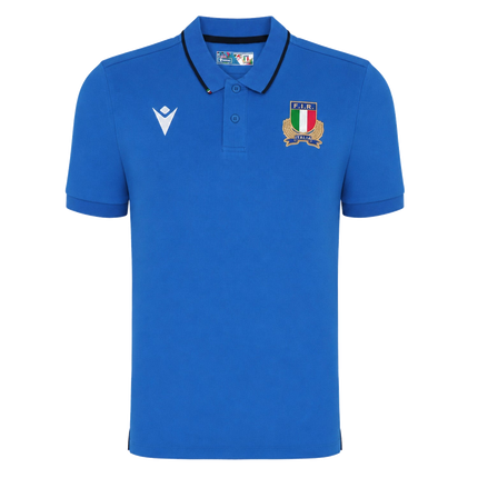 2026-2027 Italy Rugby Cotton Polo Shirt (Blue)_0