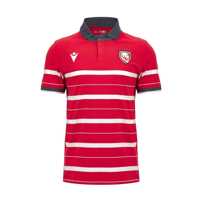 2026-2027 Gloucester Rugby Short Sleeve Cotton Replica Home Shirt_0