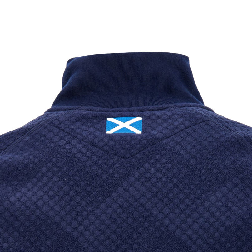 2026-2027 Scotland Rugby Quarter Zip Fleece Top (Navy)_4