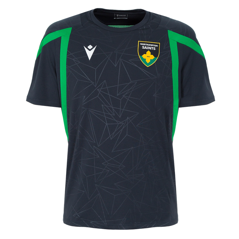 2026-2027 Northampton Saints Poly Training Shirt (Black)_0