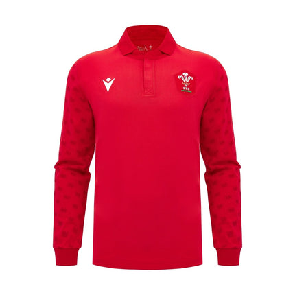 2026-2027 Wales WRU Rugby Home Cotton Long Sleeve Shirt_0