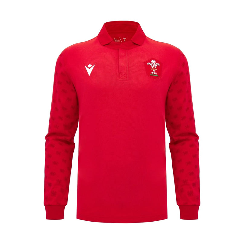 2026-2027 Wales WRU Rugby Home Cotton Long Sleeve Shirt_0