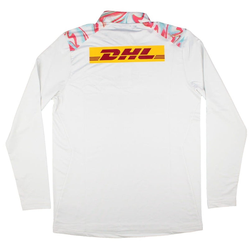 2026-2027 Harlequins Rugby Pre Match 1/4 Zip (White)_1