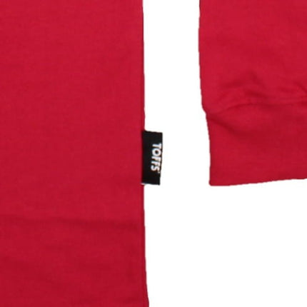 Tonga 1923 Home Vintage Rugby Long Sleeve Shirt (Red)_5