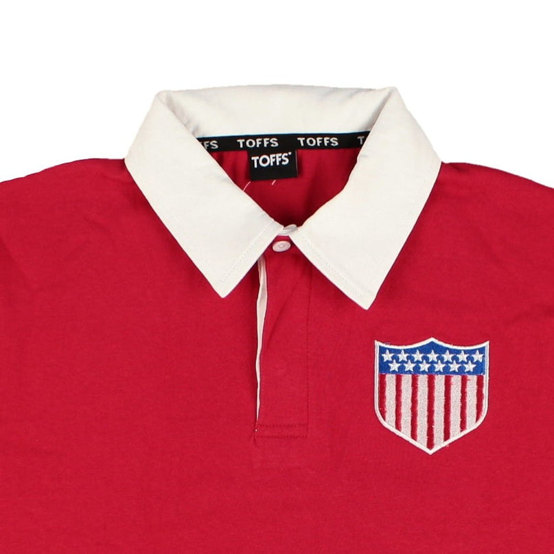 USA 1912 Limited Edition Vintage Long Sleeve Rugby Shirt_3