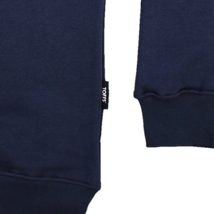 France Vintage Rugby Quarter Zip Top (Navy)_5
