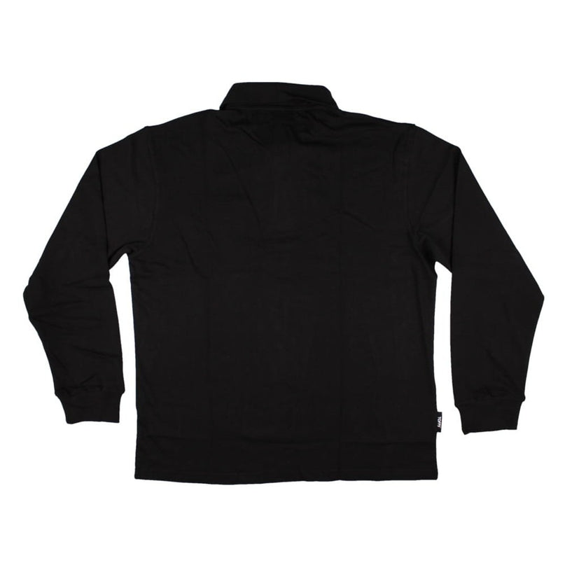 Argentina Blackout Badge Long Sleeve Vintage Rugby Shirt_1