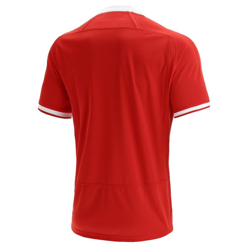 2021-2022 Wales Home Poly Rugby Shirt (Kids) |Product - Football Shirts | Macron | Absolute Rugby
