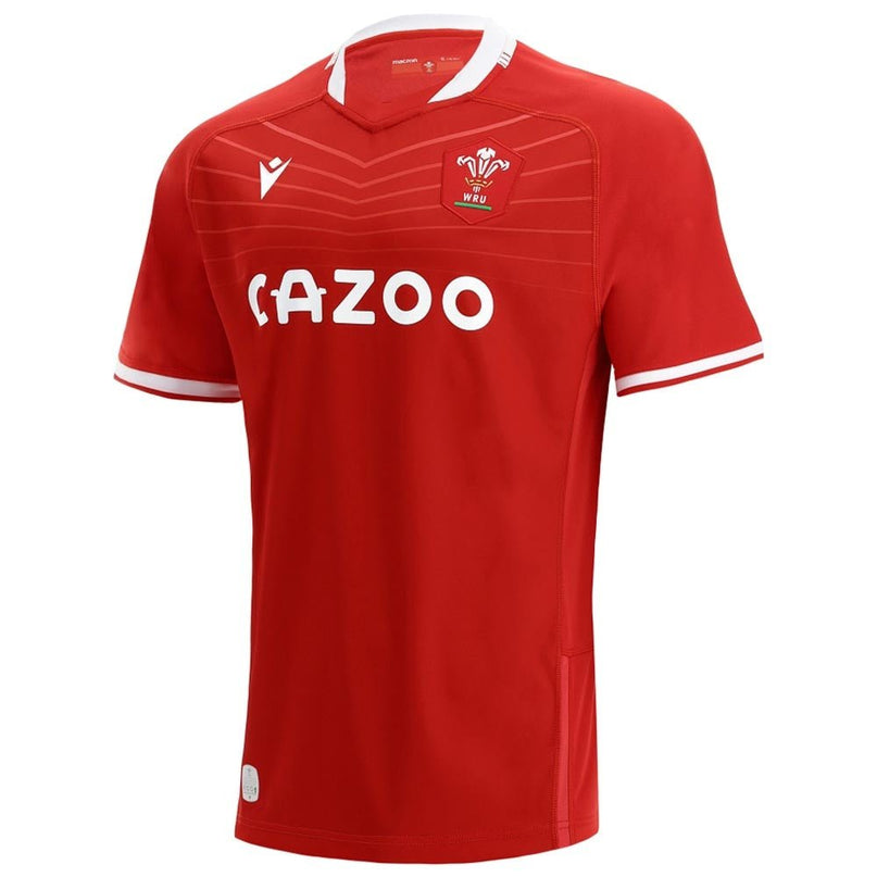 2021-2022 Wales Home Poly Rugby Shirt (Kids) |Product - Football Shirts | Macron | Absolute Rugby