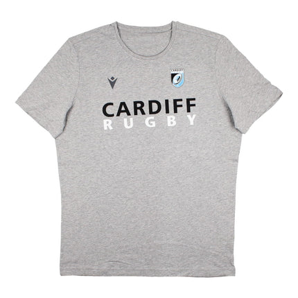 2022-2023 Cardiff Blues Leisure Cotton Tee (Grey) |Product - T-Shirt | Macron | Absolute Rugby
