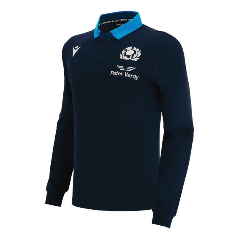 2022-2023 Scotland Rugby Cotton LS Shirt (Kids) |Product - Football Shirts | Macron | Absolute Rugby