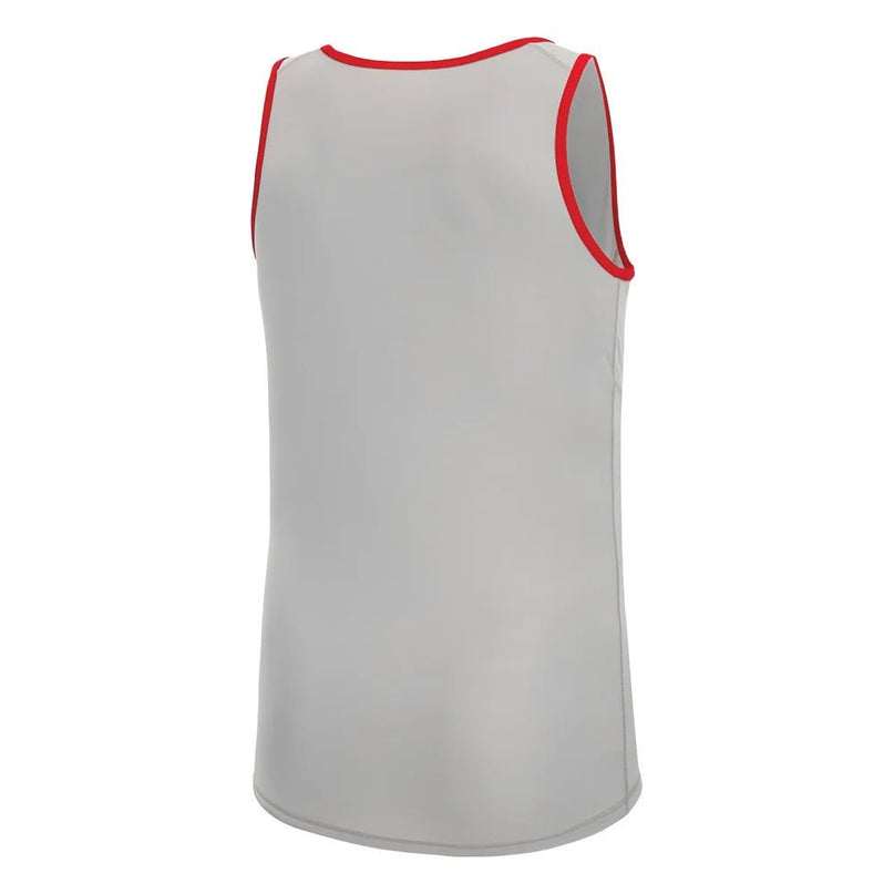 2022-2023 Wales WRU Training Poly Dry Singlet (Grey) |Product - Sleeveless | Macron | Absolute Rugby