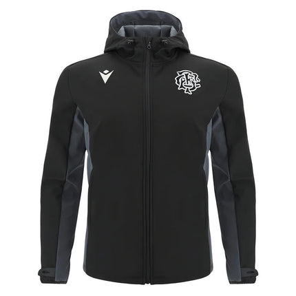 2023-2024 Barbarians Softshell Rugby Jacket (Black) |Product - Jackets | Macron | Absolute Rugby