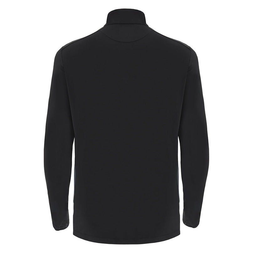 2023-2024 Barbarians Training Player Half Zip Top (Black-White) |Product - Training Tops | Macron | Absolute Rugby