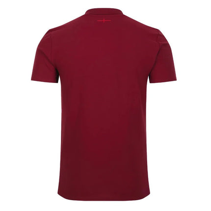2023-2024 England Rugby CVC Polo (Tibetan Red) |Product - Polo Shirts | Umbro | Absolute Rugby