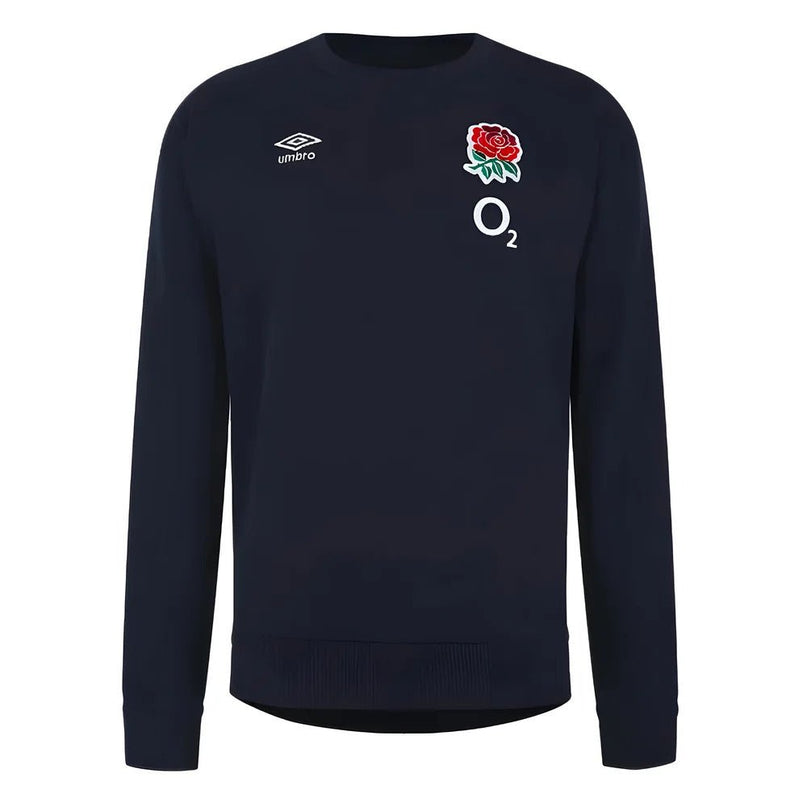 2023-2024 England Rugby Fleece Sweat (Nazy Blazer) |Product - Sweat Tops | Umbro | Absolute Rugby