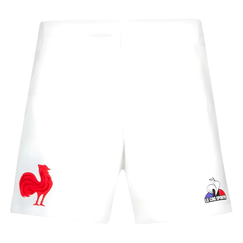 2023-2024 France Home Rugby Shorts (White) |Product - Shorts | Le Coq Sportif | Absolute Rugby