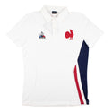 2023-2024 France Rugby Presentation Polo Shirt (White) |Product - Polo Shirts | Macron | Absolute Rugby