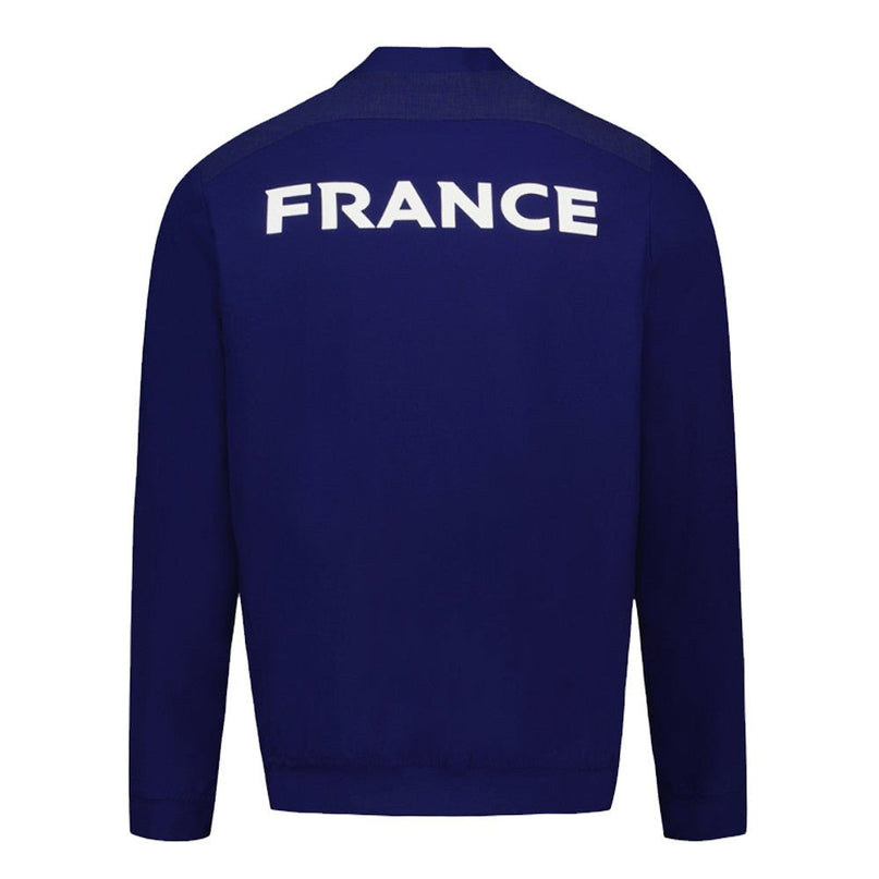 2023-2024 France Rugby Zipped Sweatshirt (Blue) |Product - Sweat Tops | Le Coq Sportif | Absolute Rugby