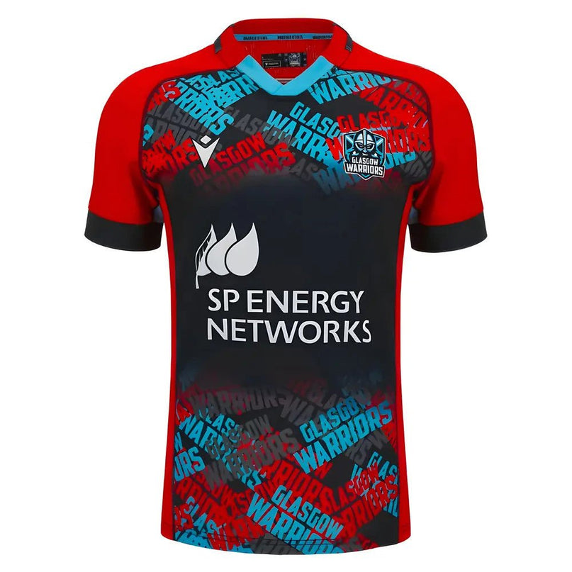 2023-2024 Glasgow Warriors Training Rugby Shirt |Product - Training Shirts | Macron | Absolute Rugby