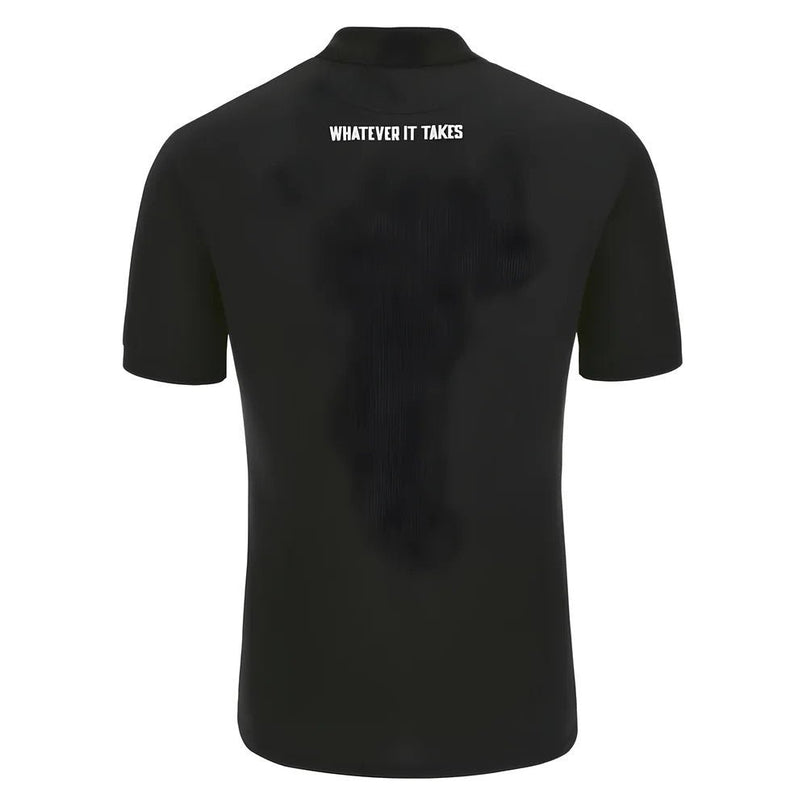 2023-2024 Glasgow Warriors Travel Player Polo Shirt (Black) |Product - Polo Shirts | Macron | Absolute Rugby