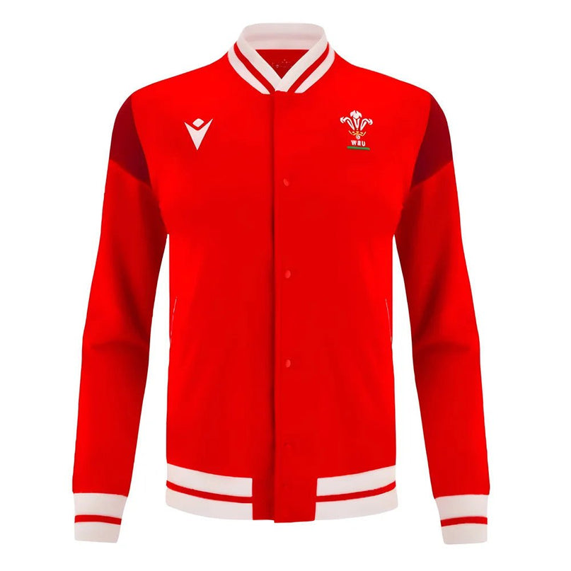 2023-2024 Wales Rugby Anthem Jacket (Red) |Product - Jackets | Macron | Absolute Rugby