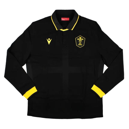 2023-2024 Wales Rugby Away LS Cotton Shirt |Product - Football Shirts | Macron | Absolute Rugby