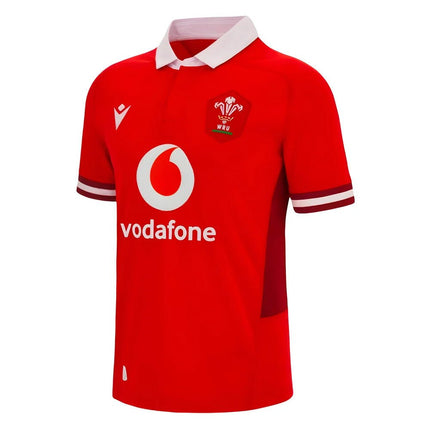 2023-2024 Wales Rugby WRU Home Poly Shirt |Product - Football Shirts | Macron | Absolute Rugby