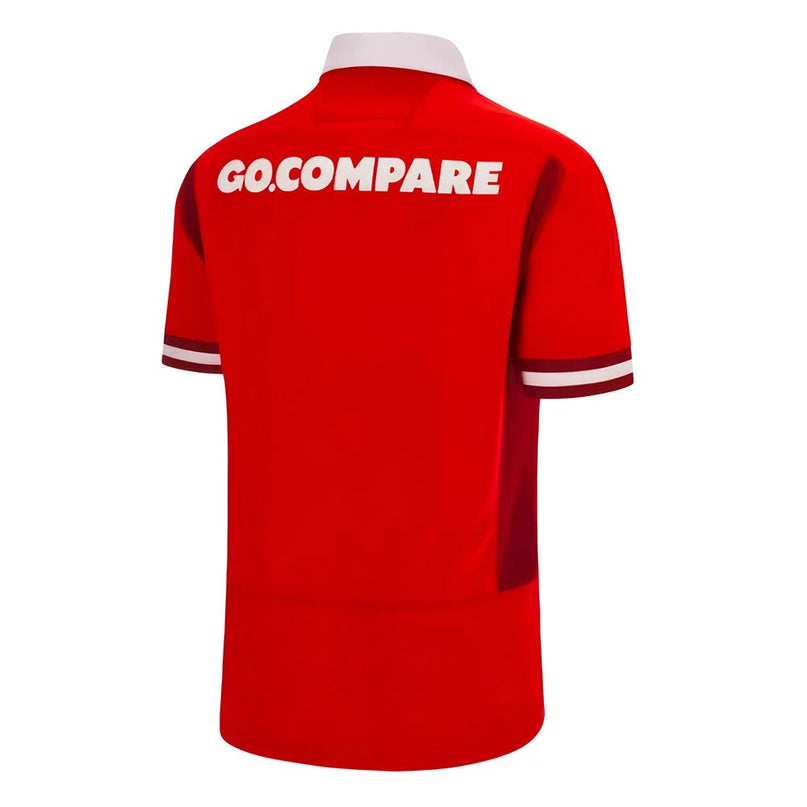 2023-2024 Wales Rugby WRU Home Poly Shirt |Product - Football Shirts | Macron | Absolute Rugby