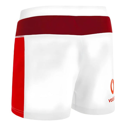 2023-2024 Wales WRU Home Rugby Shorts (White) |Product - Shorts | Macron | Absolute Rugby
