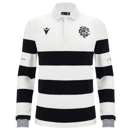 2024-2025 Barbarians Home Rugby Cotton LS Shirt |Product - Football Shirts | Macron | Absolute Rugby