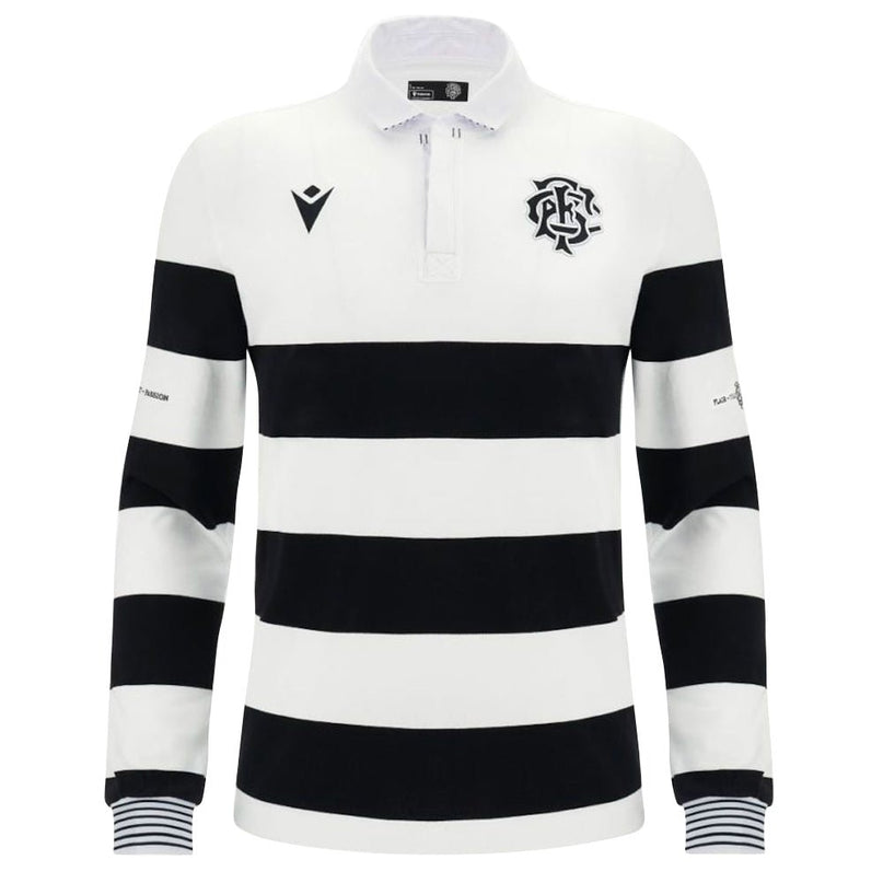 2024-2025 Barbarians Home Rugby Cotton LS Shirt |Product - Football Shirts | Macron | Absolute Rugby