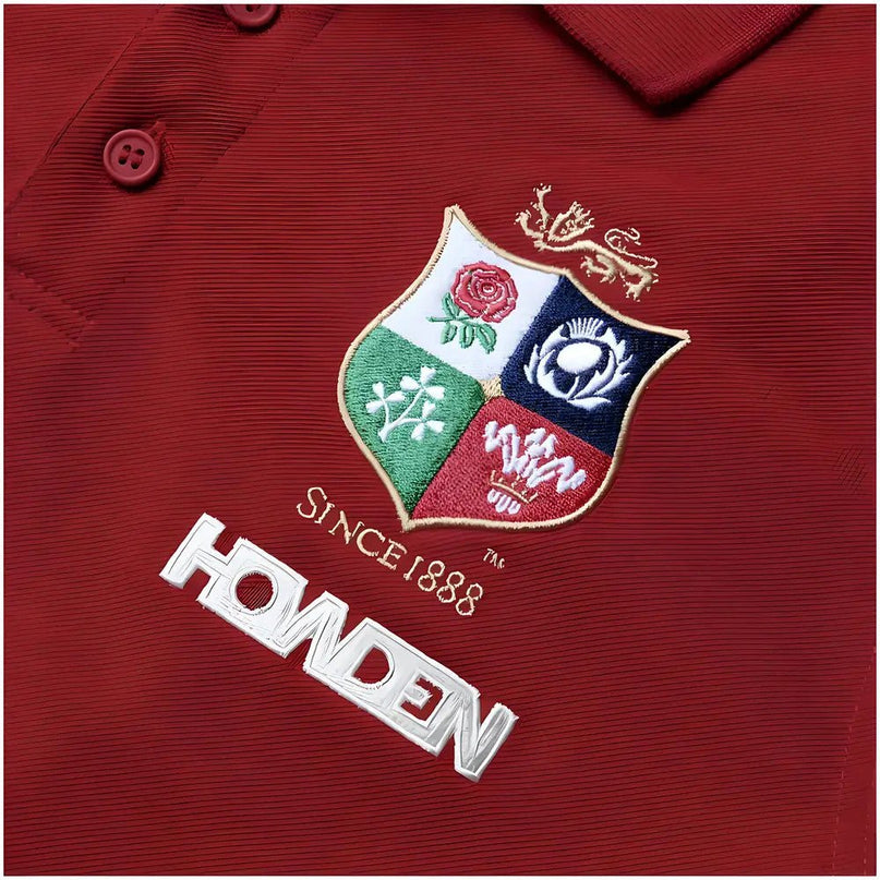 2024-2025 British & Irish Lions Pique Polo Shirt (Red) |Product - Polo Shirts | Canterbury | Absolute Rugby